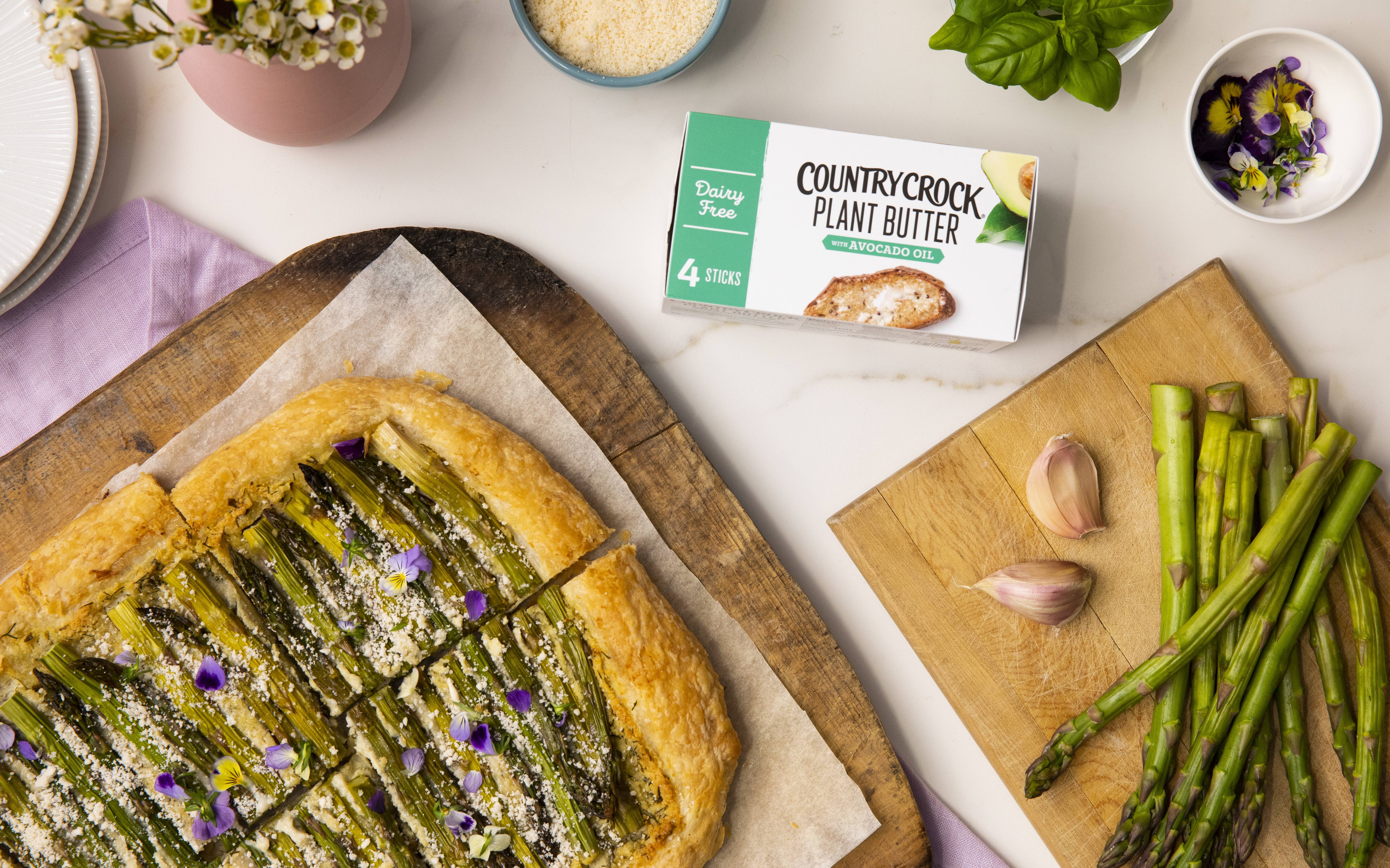 recipe image Country Crock® Vegan Asparagus Tart