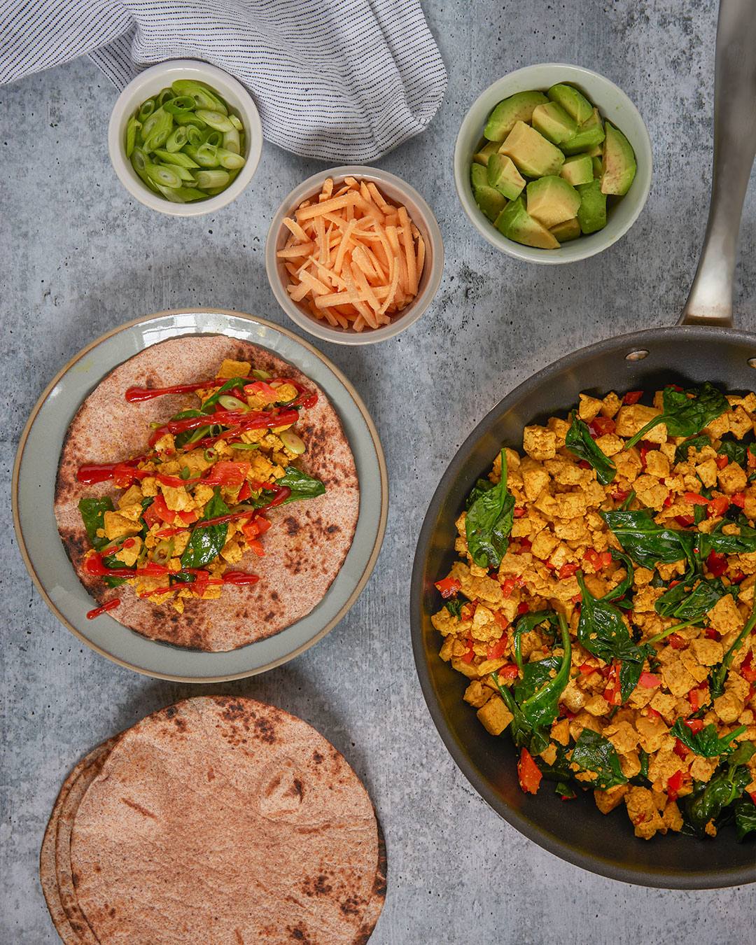 recipe image Tofu Scramble Breakfast Burrito