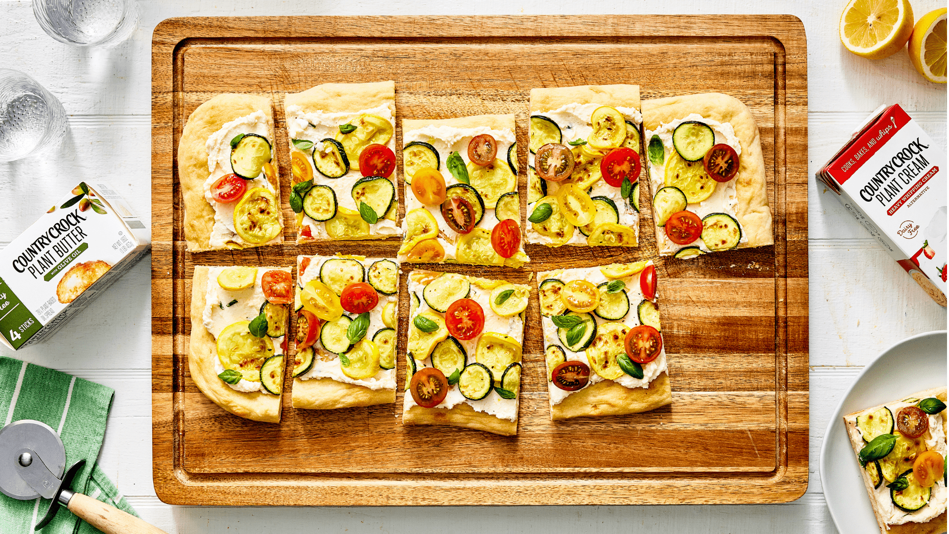 recipe image Summer Vegetable Flatbread