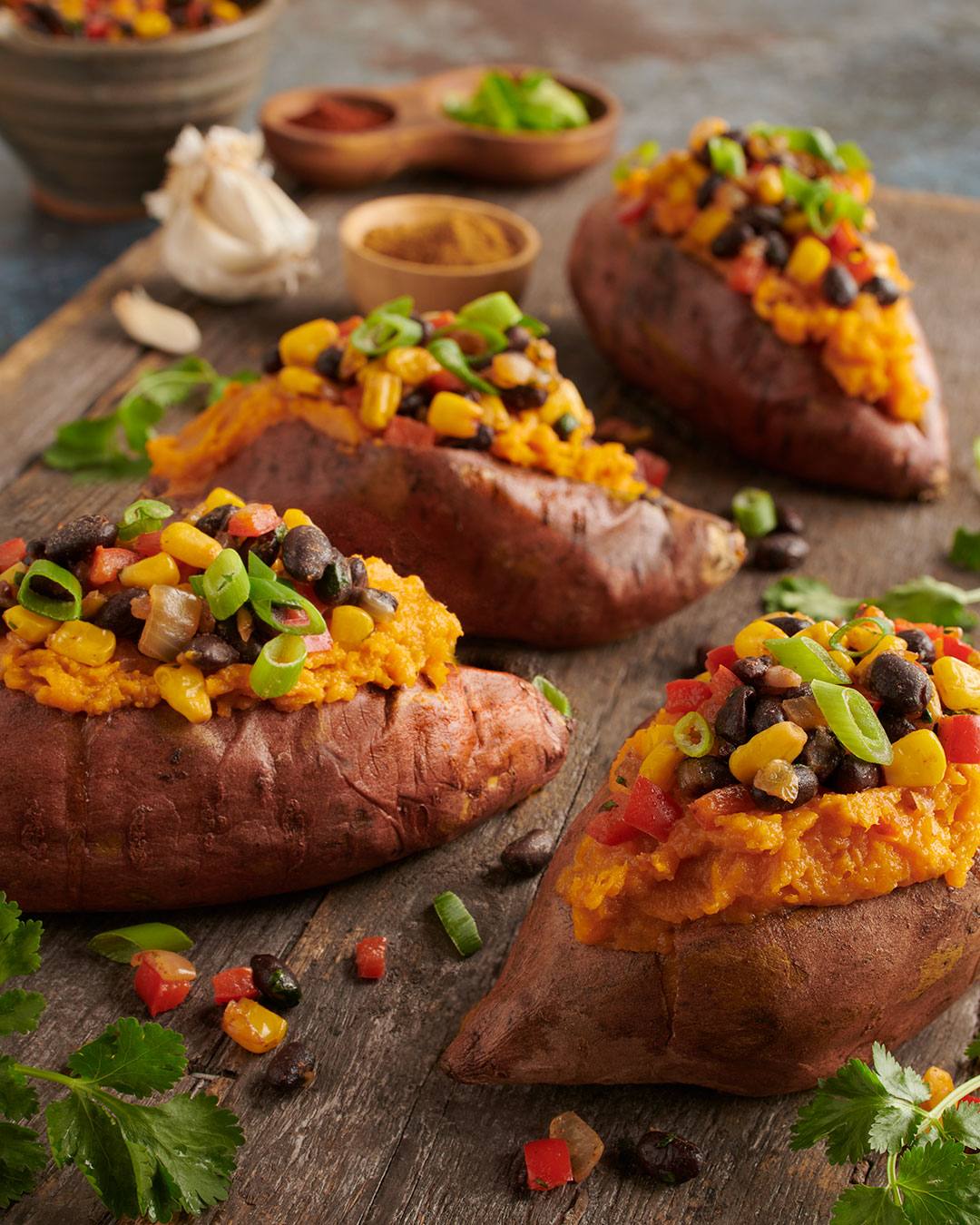 recipe image Loaded Sweet Potatoes