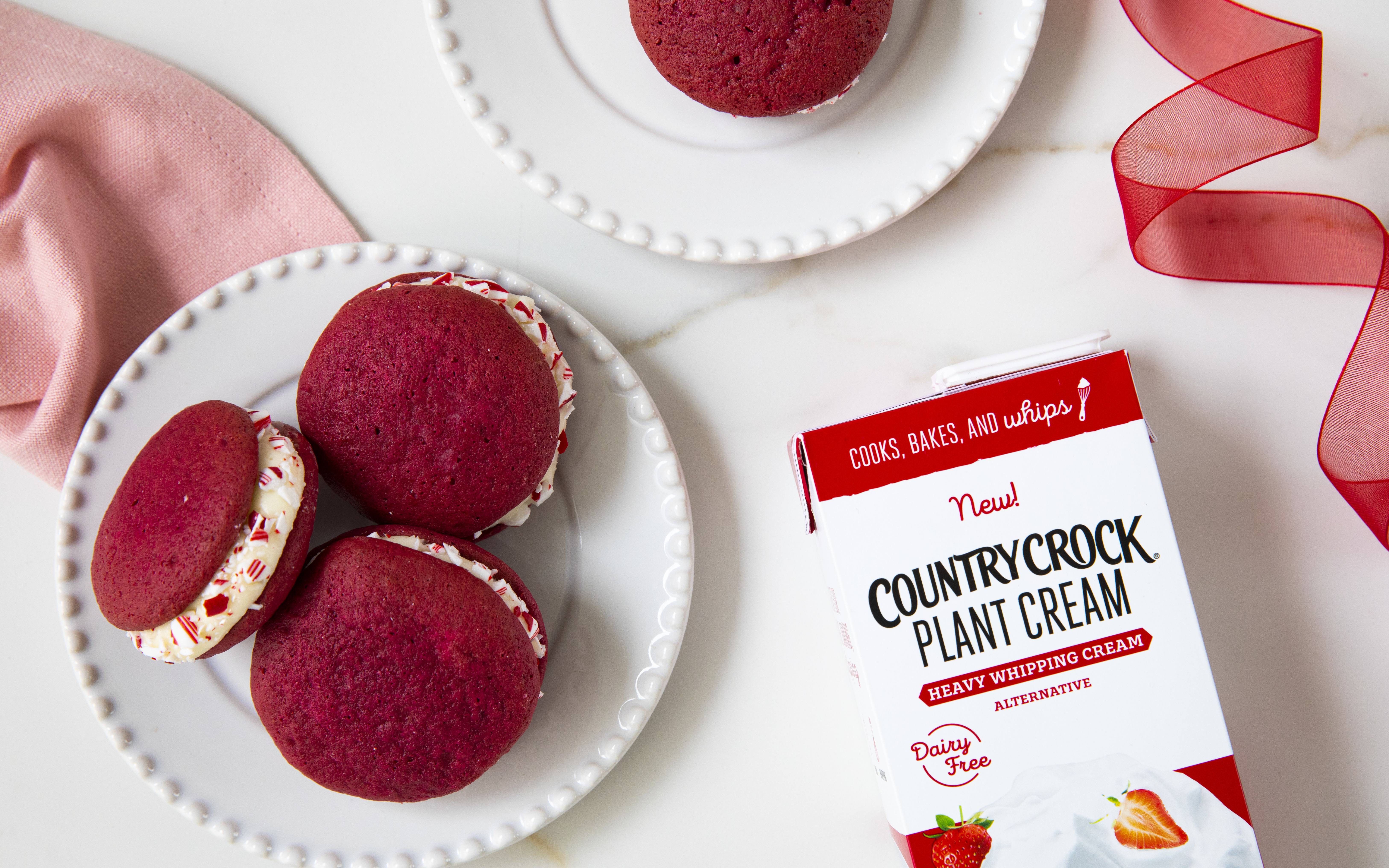 recipe image Red Velvet Peppermint Whoopie Pies