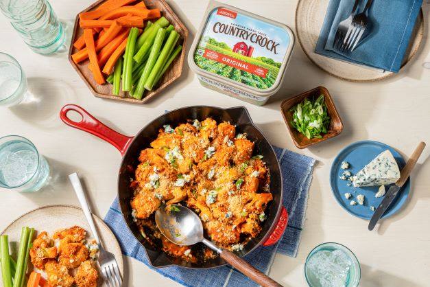 recipe image Buttery Buffalo Chicken and Cauliflower Skillet