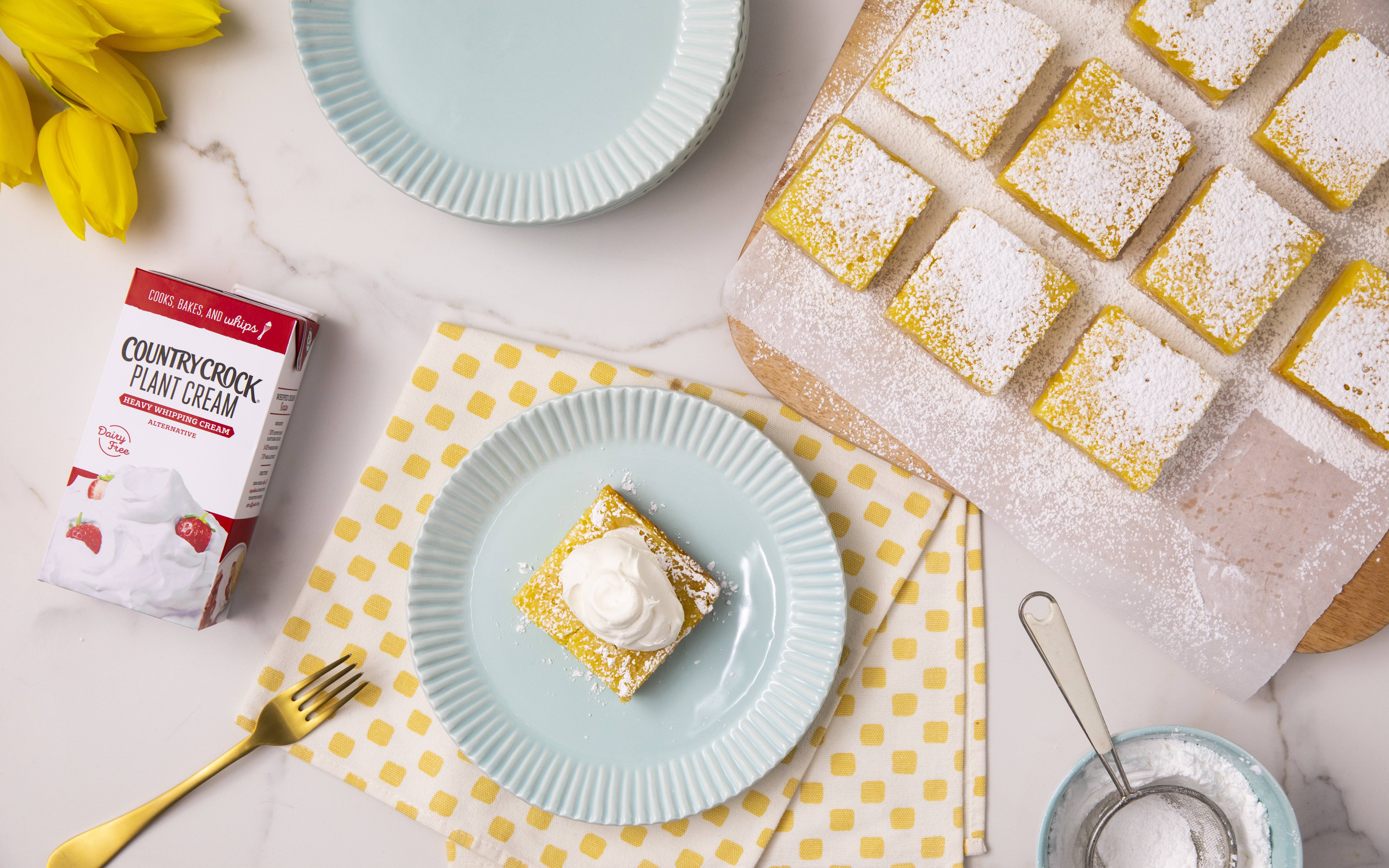 recipe image Country Crock® Vegan Lemon Bars